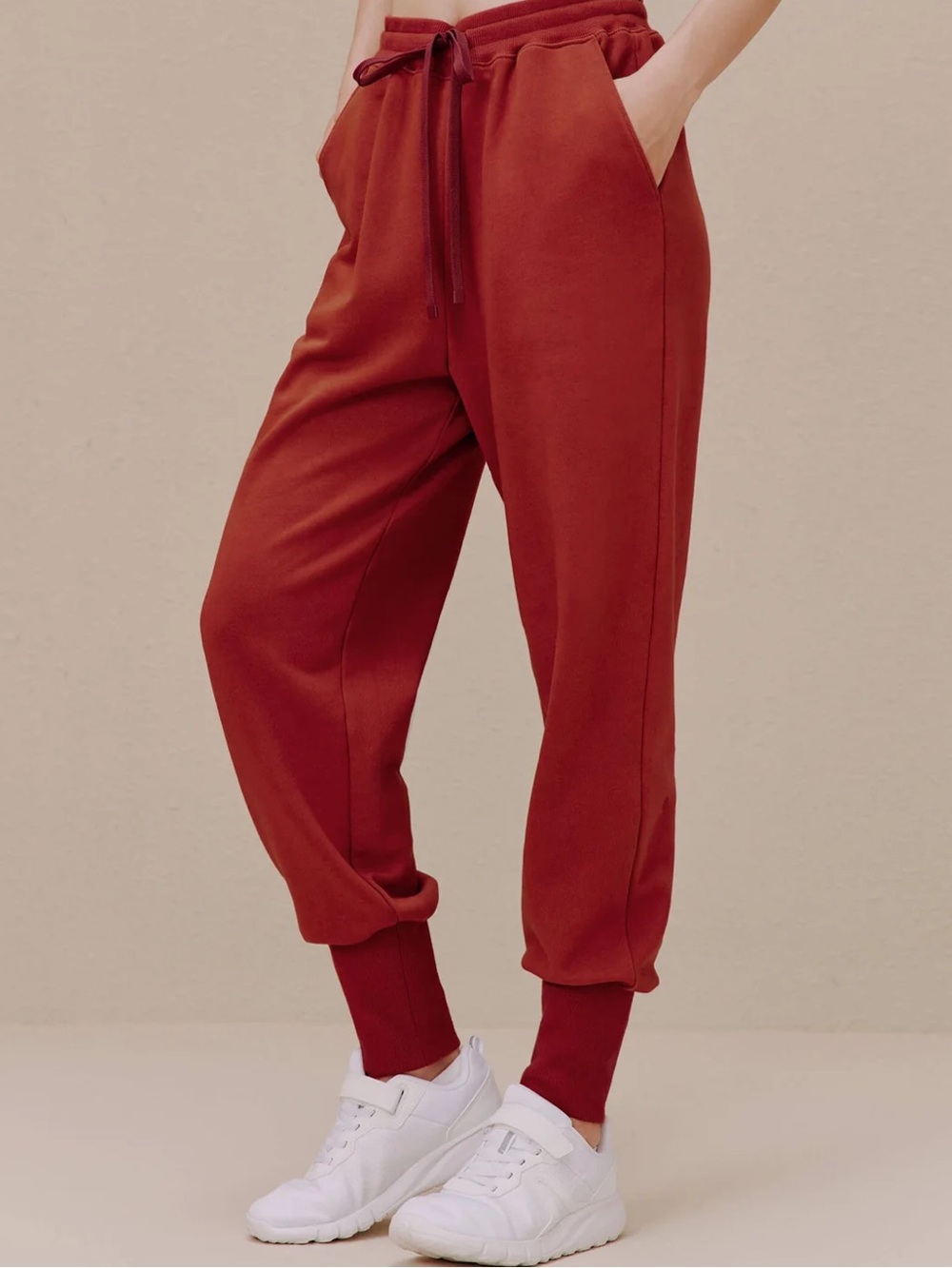 Neiwai Urban Sport Jogger Pants Sienna Cotton Wool NWT Size Small